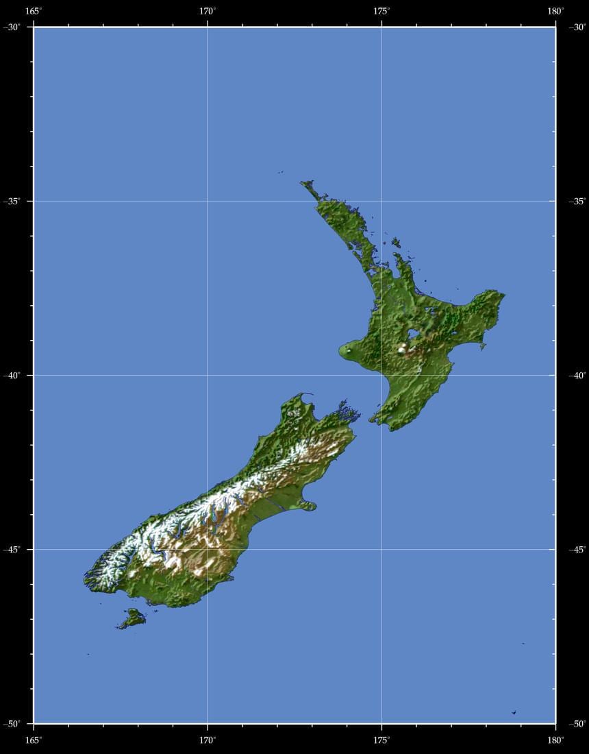 new zealand jorden kart