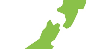 Kart over new zealand png