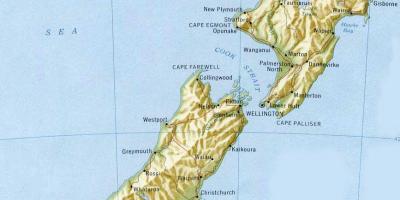 Wellington new zealand på kartet